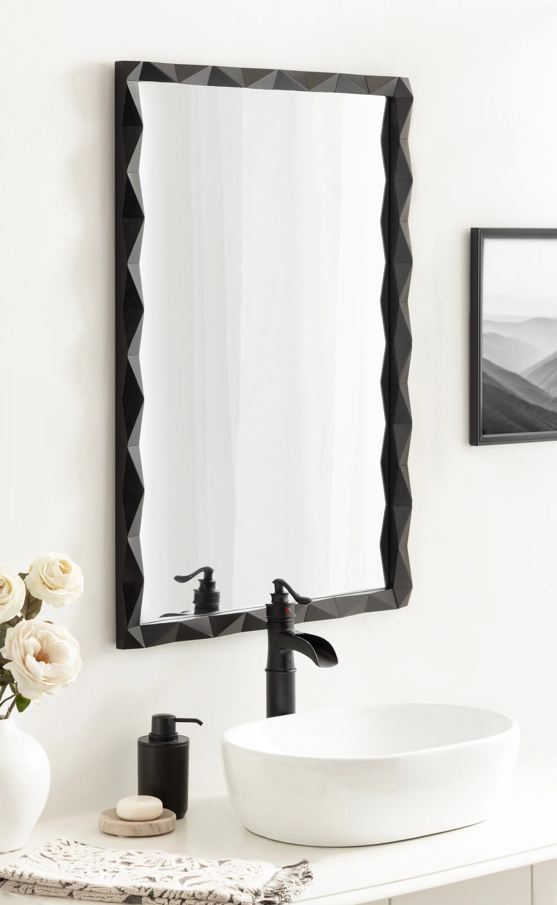 Endicott Rectangle Wood Mirror