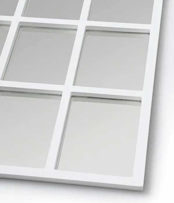 Farmhouse Wall Mirror - White