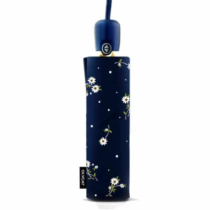 Flower Women's Automatic Mini Umbrellas - Anti UV