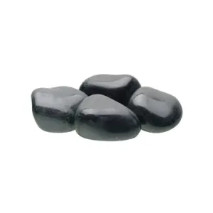 Fluval Pebbles - Polished Black Agate Stones - 40-50 mm - 700 g (1.54 lb)