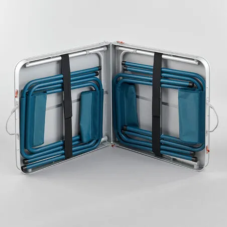 Folding camping table and stools - for 4-6 people