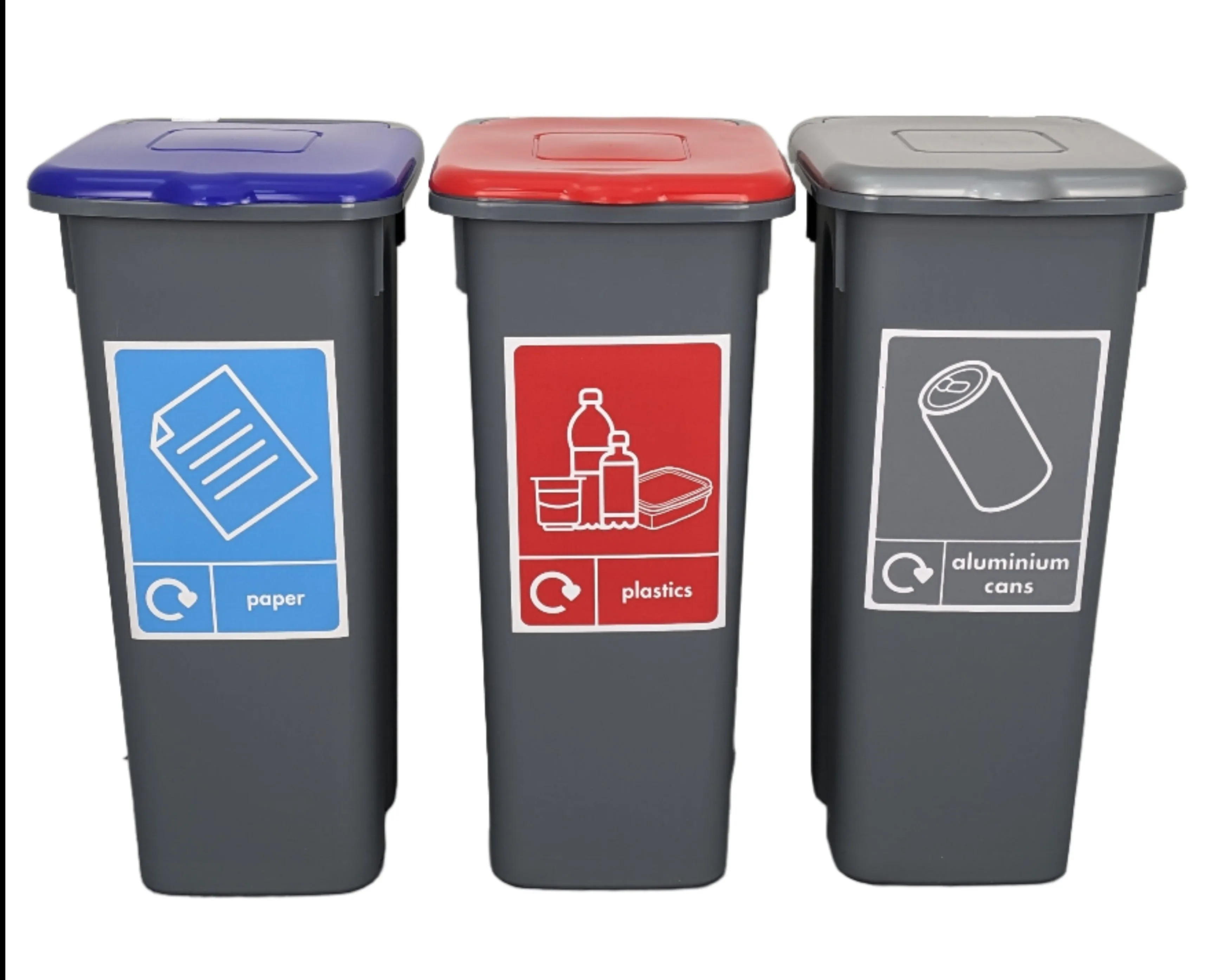 Freestanding Recycling Bins with Lift up Lid - Available in 3 Size