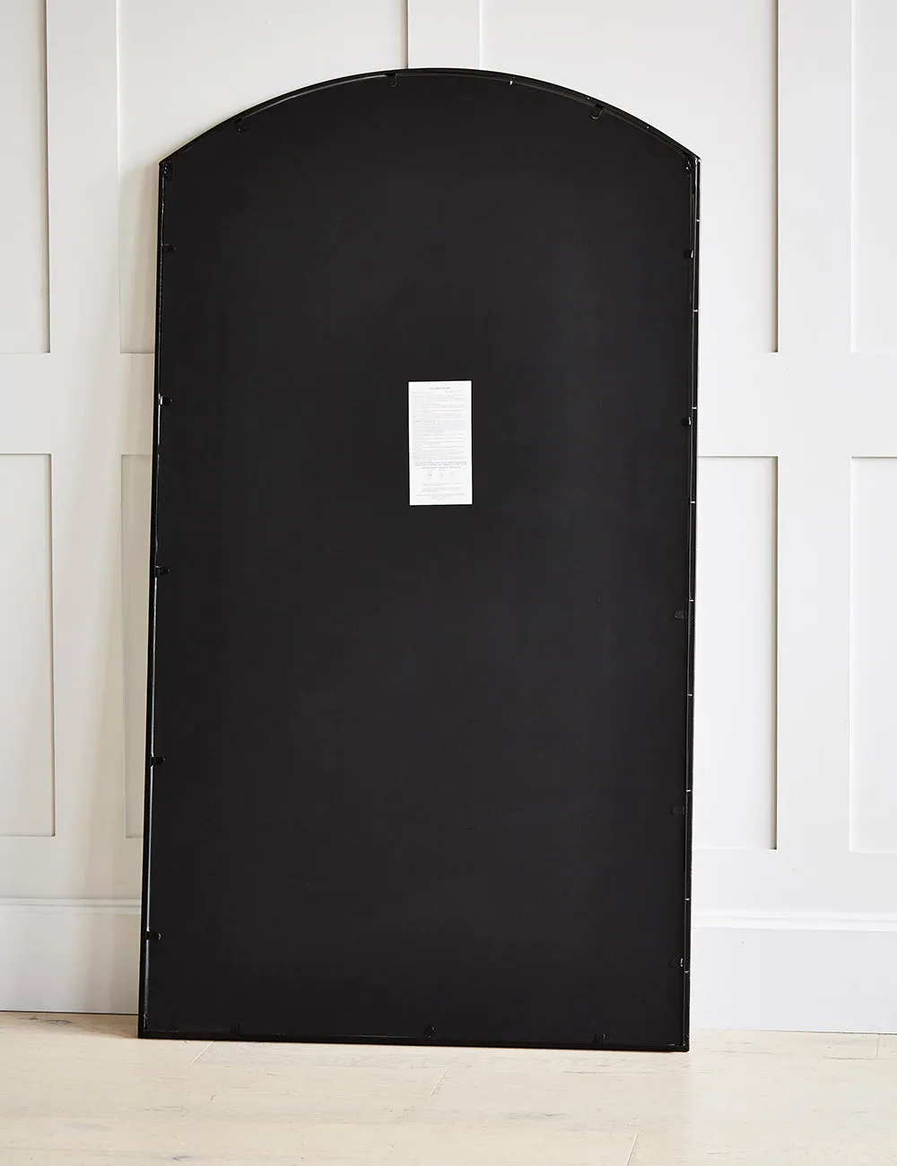 Frida Large Black Paned Mirror