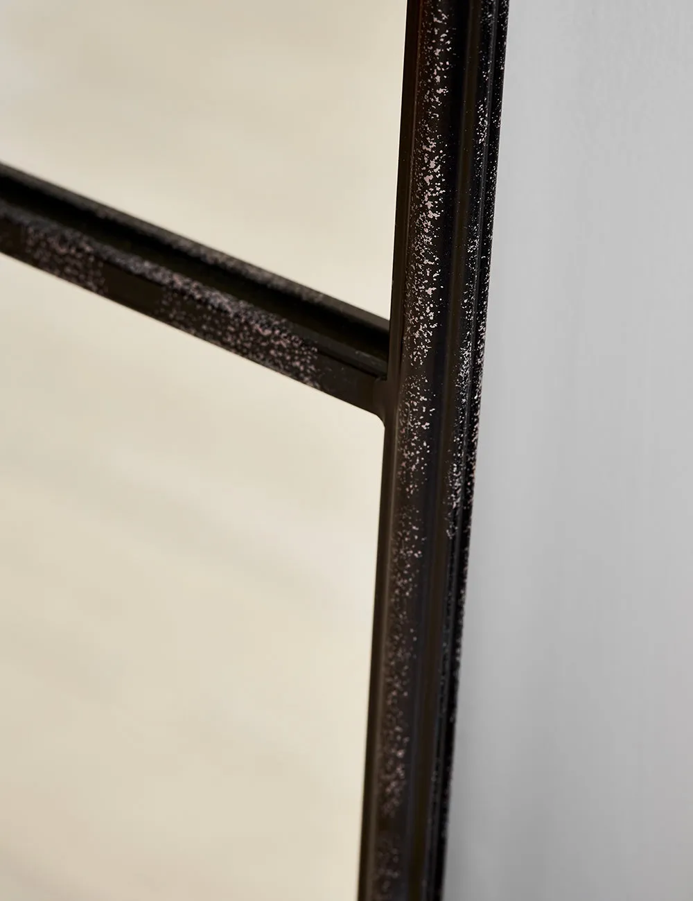 Frida Large Black Paned Mirror