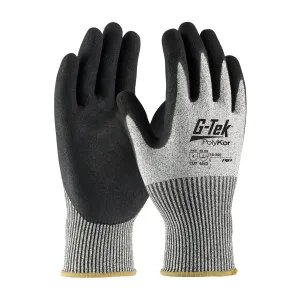 G-Tek PolyKor 16-350 Seamless Knit Double-Dipped Nitrile Coated MicroSurface Grip Cut Resistant Glove (One Dozen)
