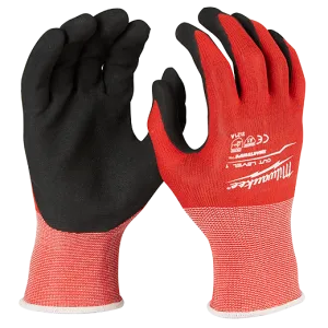 General Purpose Gloves - Milwaukee® Cut Level 1 Nitrile Dipped Gloves, 48-22-890