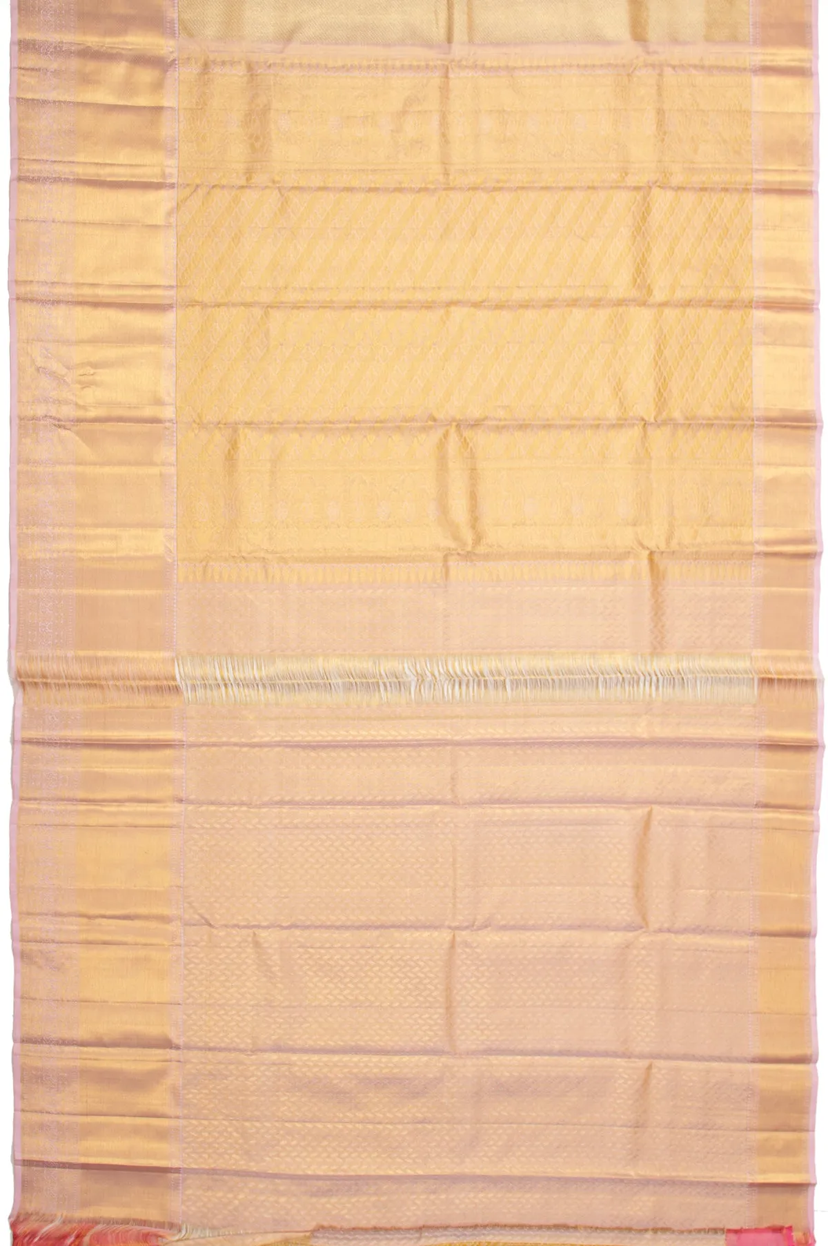 Gold  Kanchipuram Tissue Silk Saree
