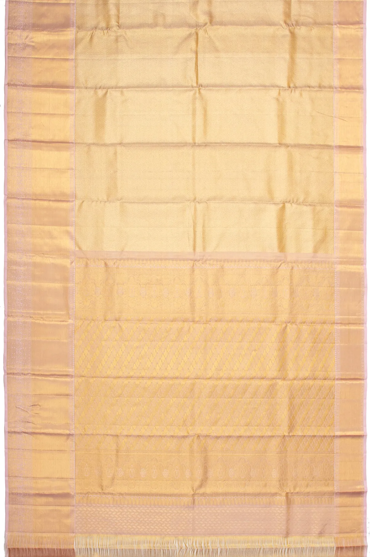 Gold  Kanchipuram Tissue Silk Saree