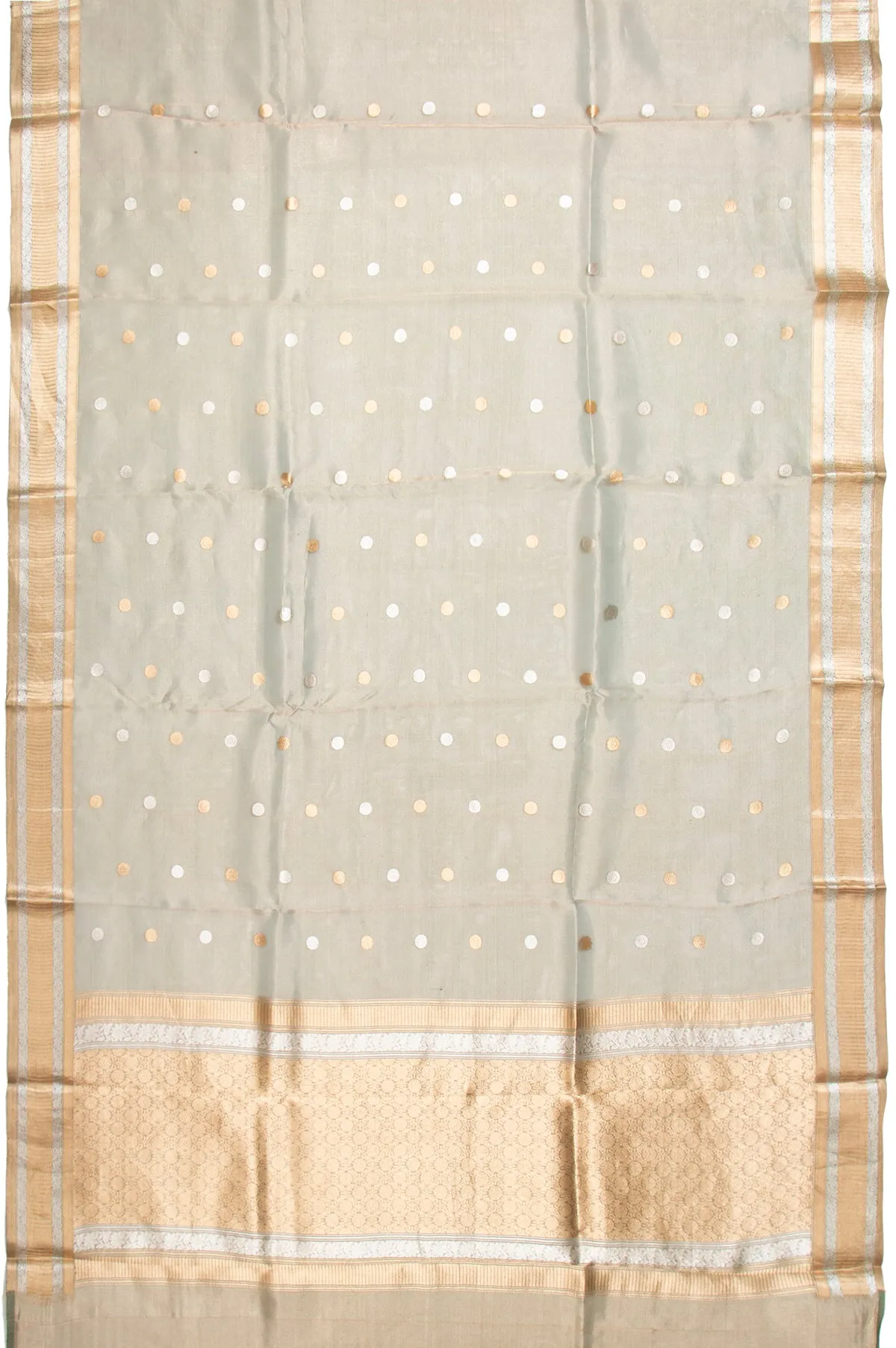 Green Banaras Tissue Silk Saree