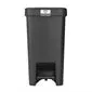 HU184 Brabantia Step-Up Pedal Bin Dark Grey 16Ltr