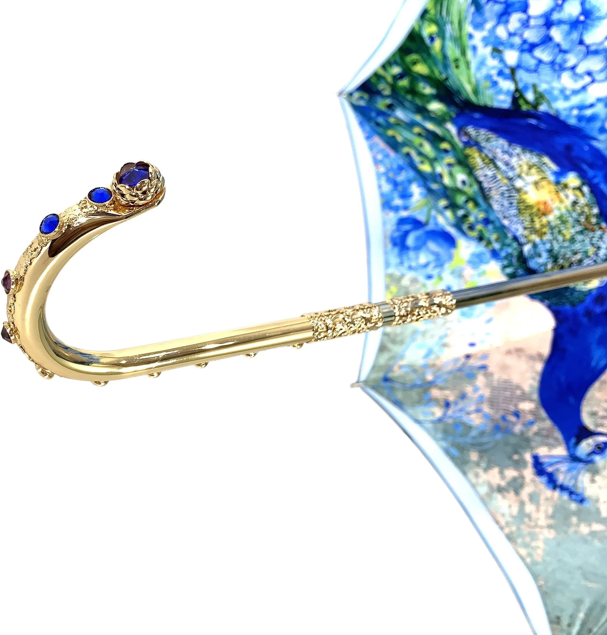 il Marchesato Luxury Peacock Umbrella
