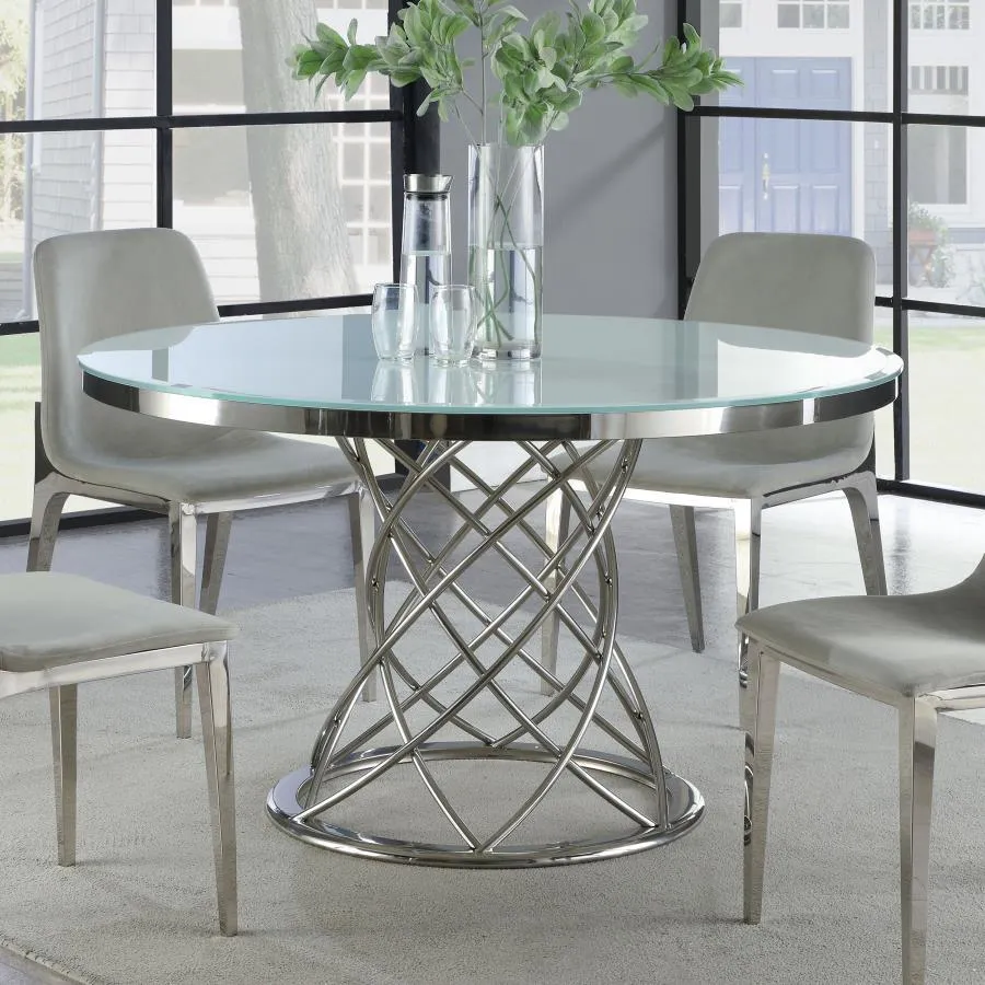 Irene - Upholstered Dining Side Chair (Set of 4) - Light Gray
