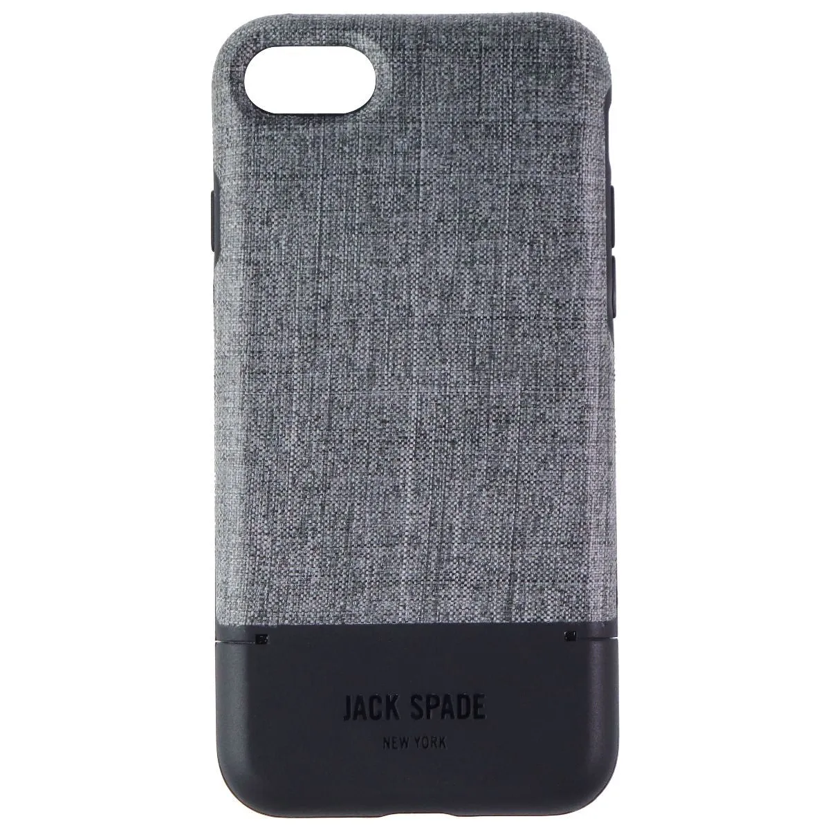 Jack Spade Credit Card Case for Apple iPhone 8/iPhone 7 - Tech Oxford Gray/Black