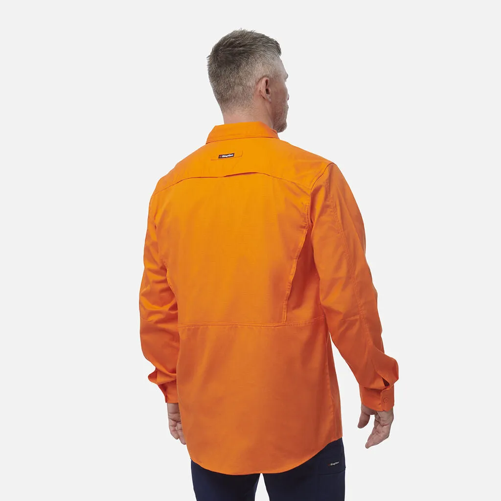 King Gee Workcool 2 Hi-Vis Long Sleeve Drill Work Shirt (K54805)