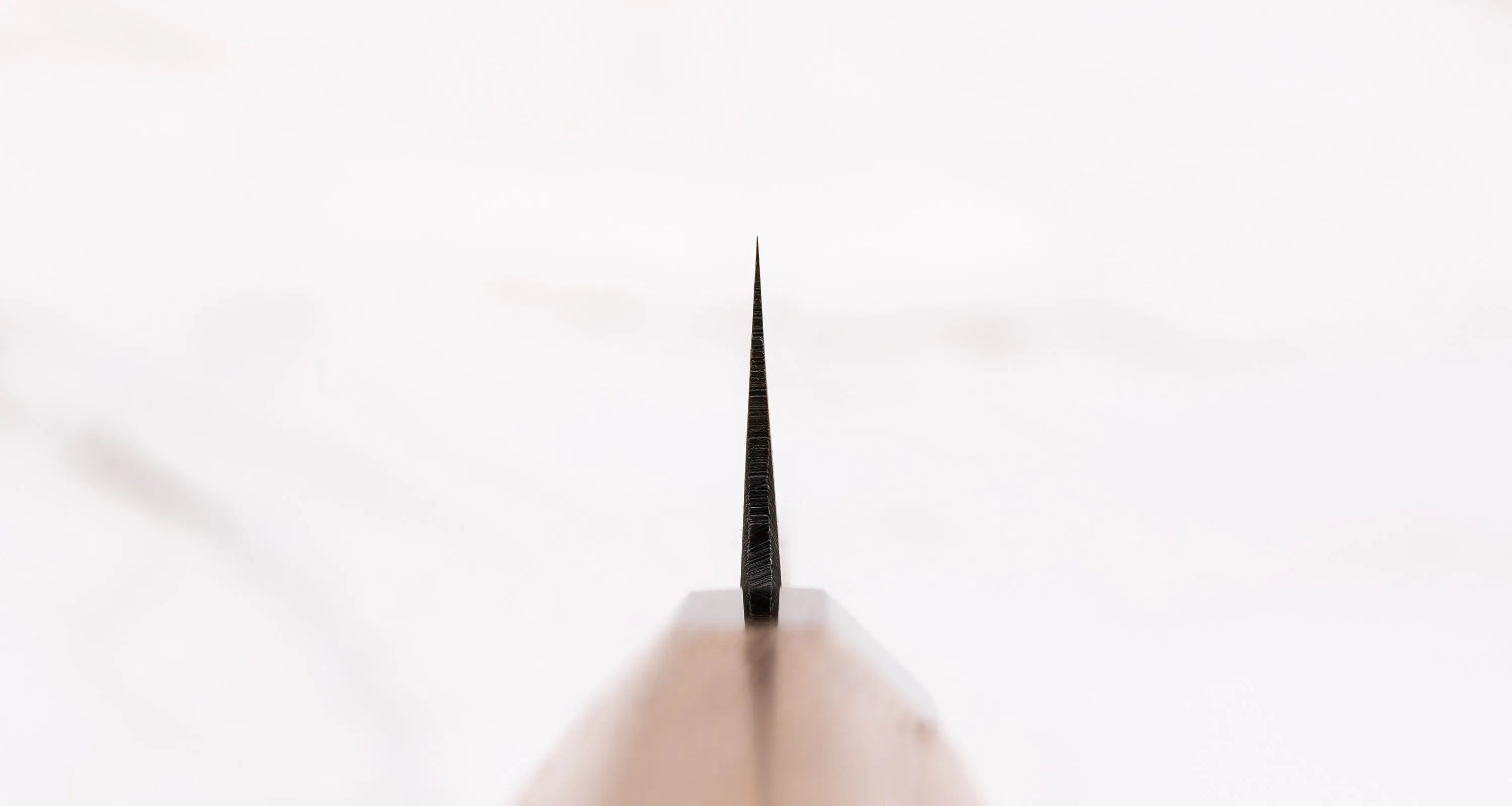 Kumokage Petty Aogami #2 Kuro-uchi Damascus 80mm (3.1") - octagon