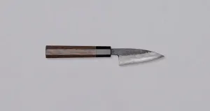 Kumokage Petty Aogami #2 Kuro-uchi Damascus 80mm (3.1") - octagon