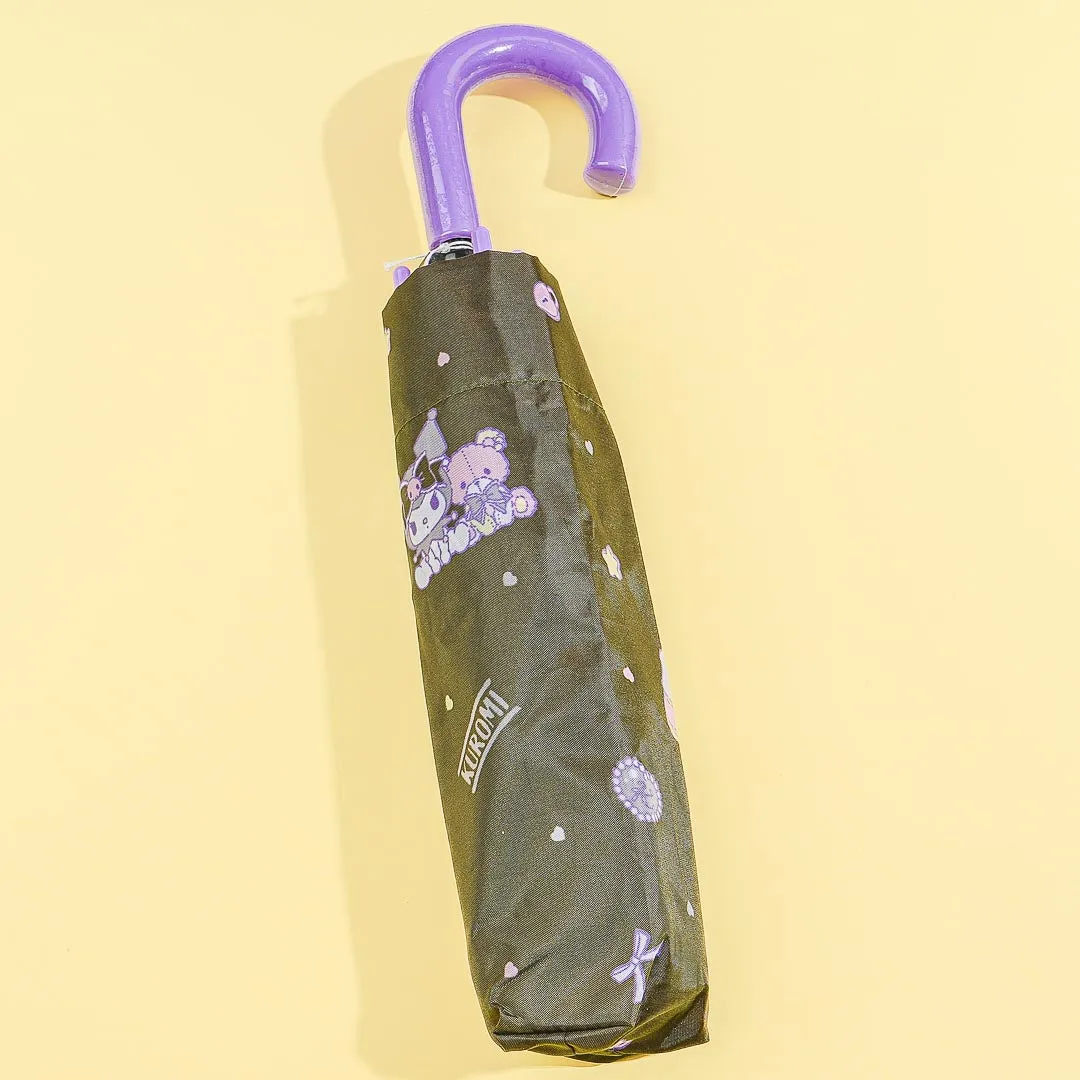 Kuromi & Teddy Bear Folding Umbrella