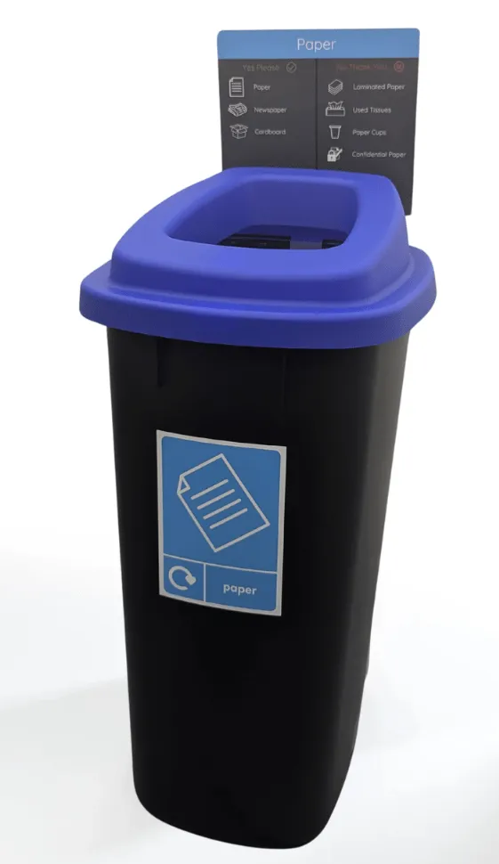 Large 90 Litre Open Top Recycling Bin