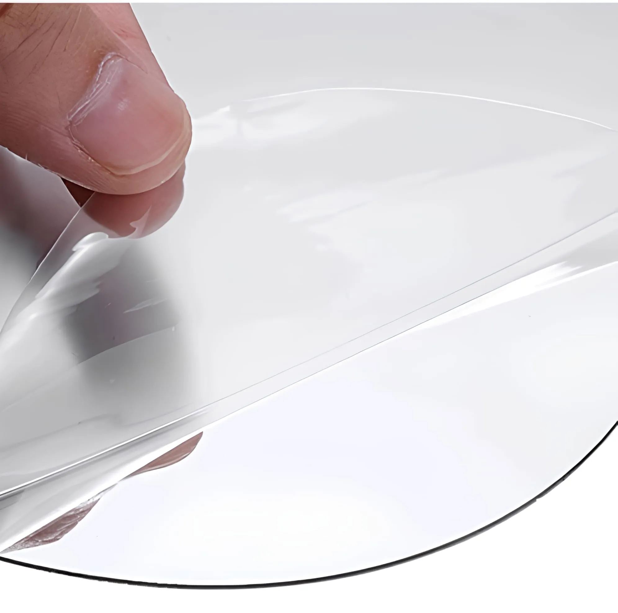 Lifesto Oval Shape Adhesive Mirror Sticker for Wall on Tiles Bedroom Living Room Basin Mirror Bathroom Wall Mirror Both Side Sticker Unbreakable Plastic Wall Mirrors (Pack of 3)