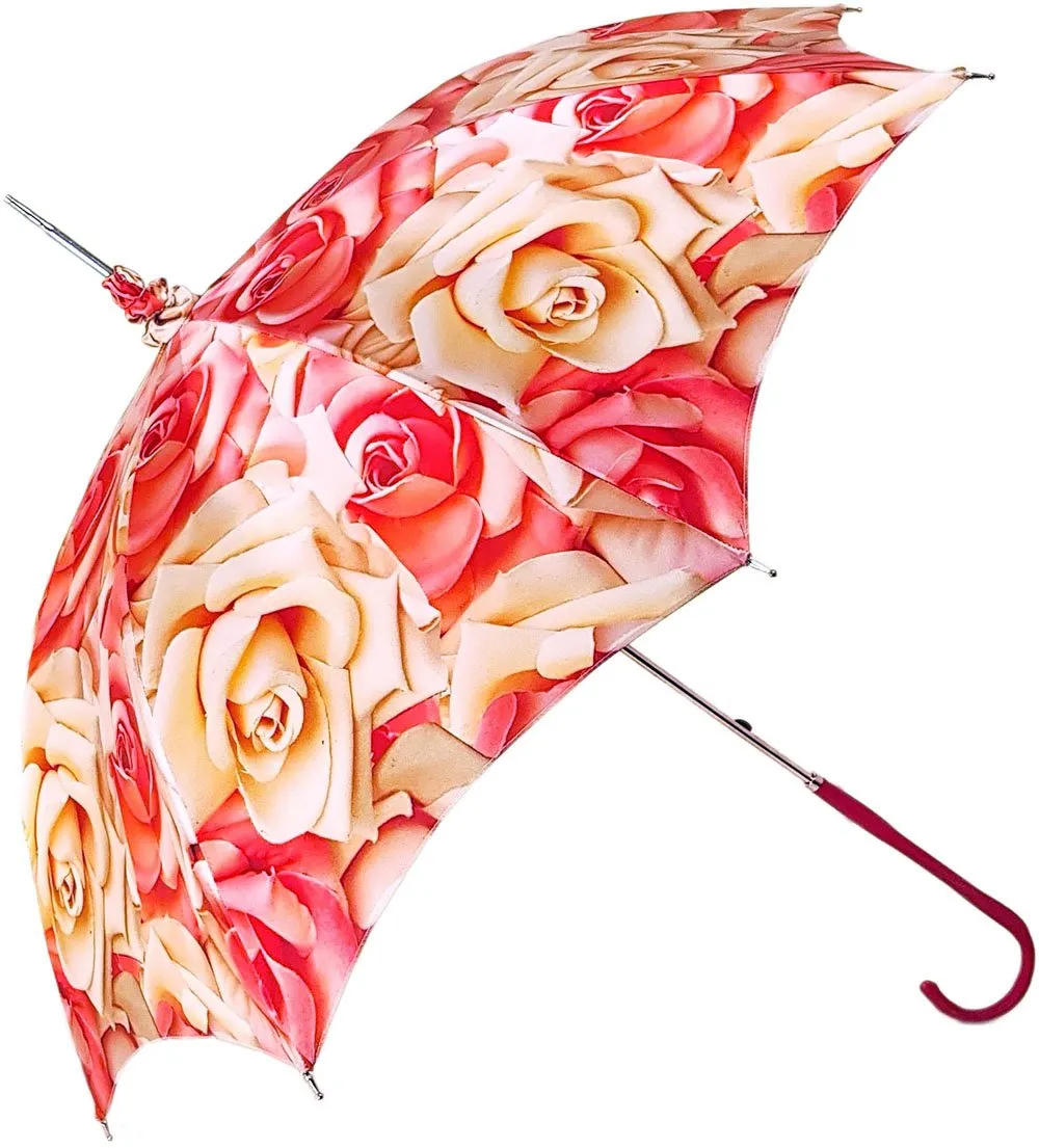 Luxury Parasol With Roses