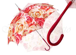 Luxury Parasol With Roses