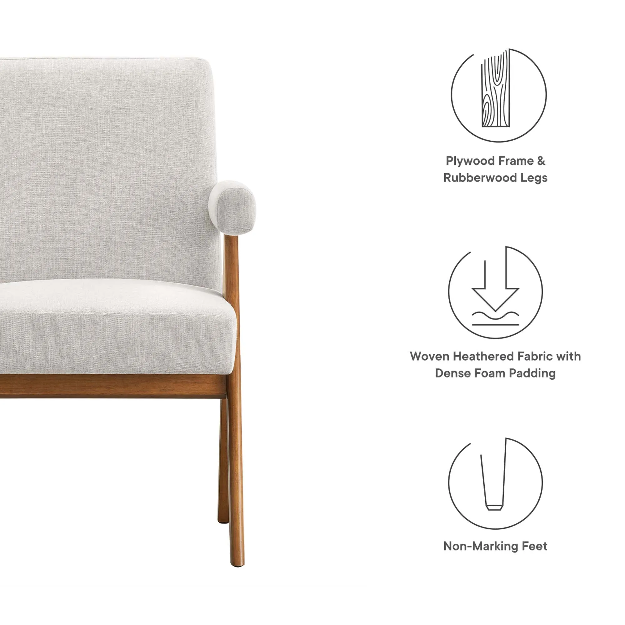 Lyra Fabric Dining Room Chair - Set of 2 by Modway