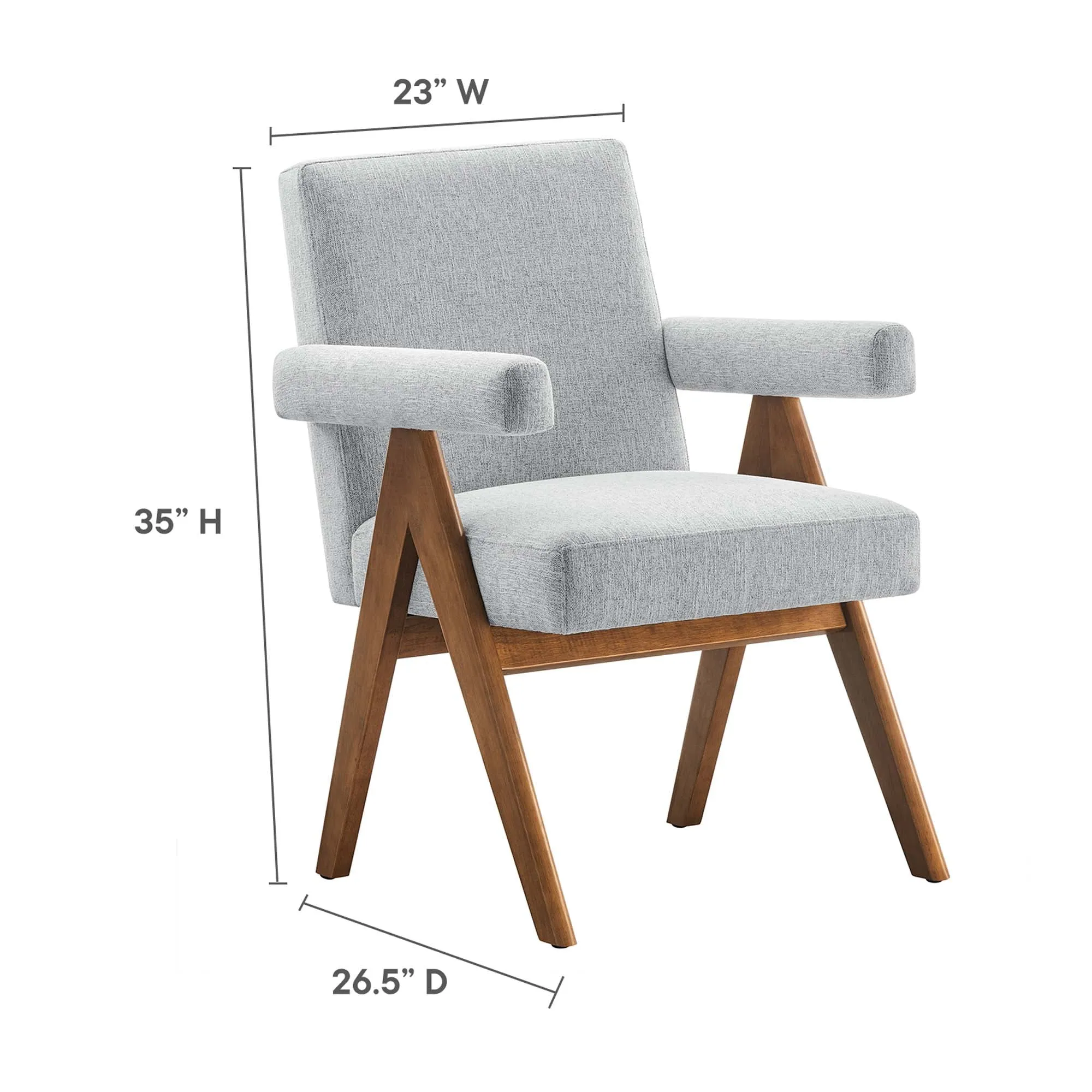 Lyra Fabric Dining Room Chair - Set of 2 by Modway