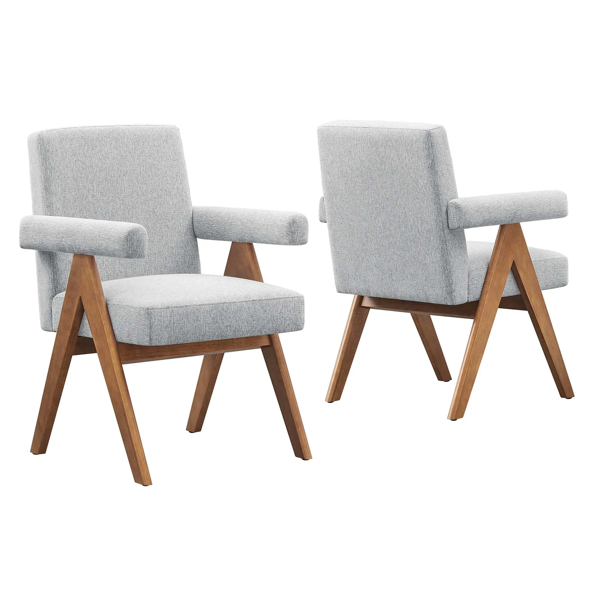 Lyra Fabric Dining Room Chair - Set of 2 by Modway