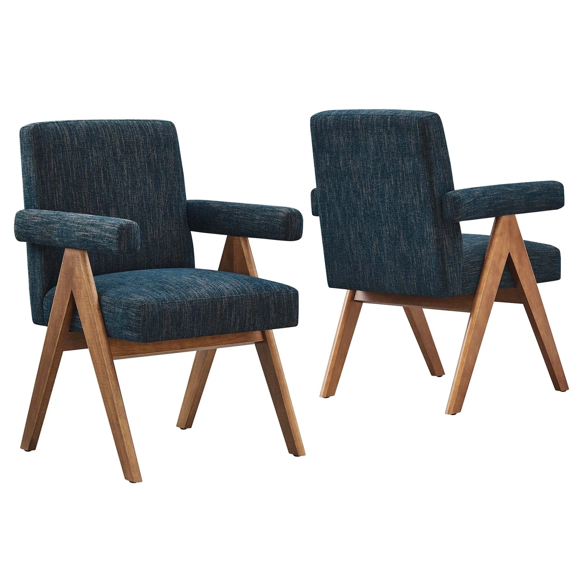 Lyra Fabric Dining Room Chair - Set of 2 by Modway