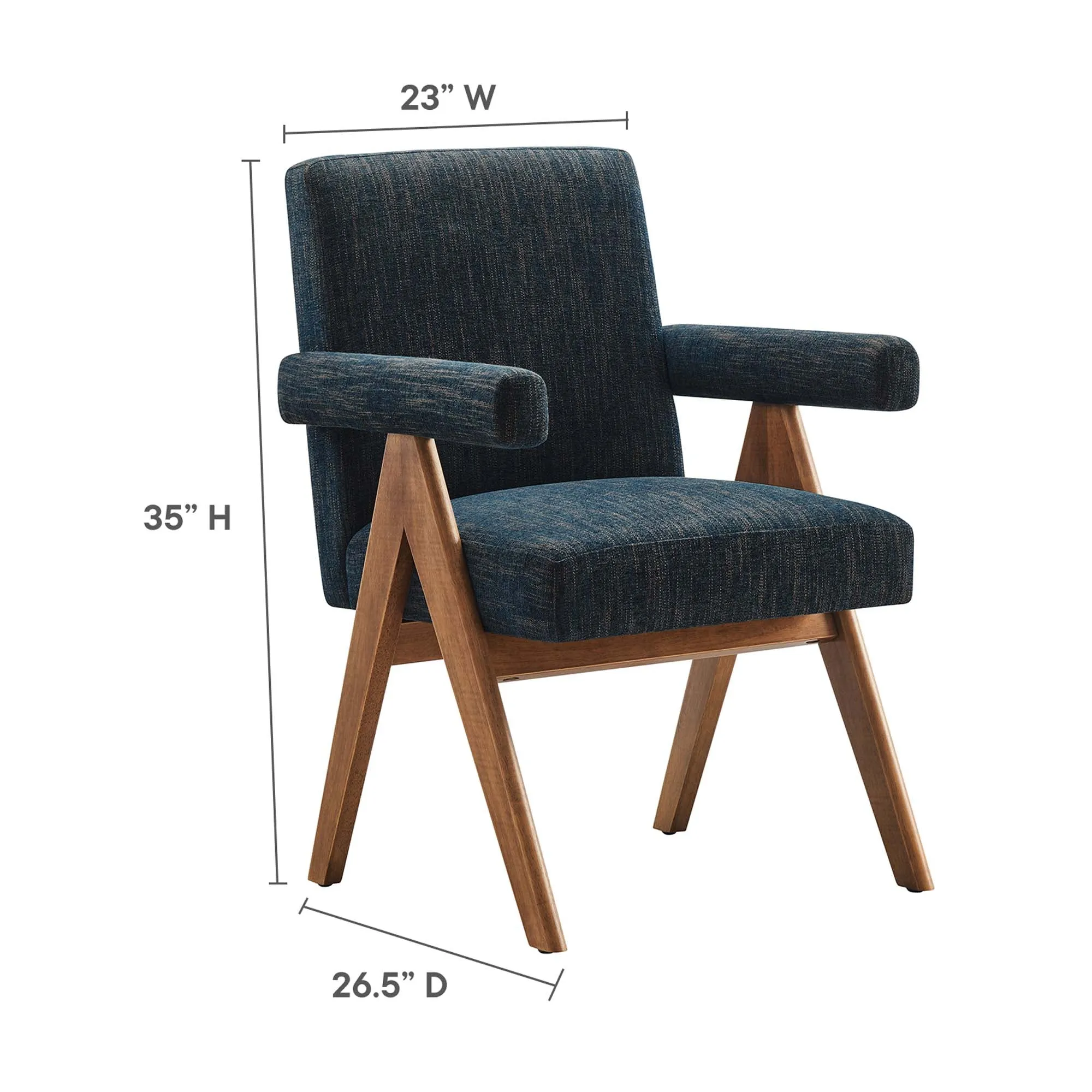 Lyra Fabric Dining Room Chair - Set of 2 by Modway