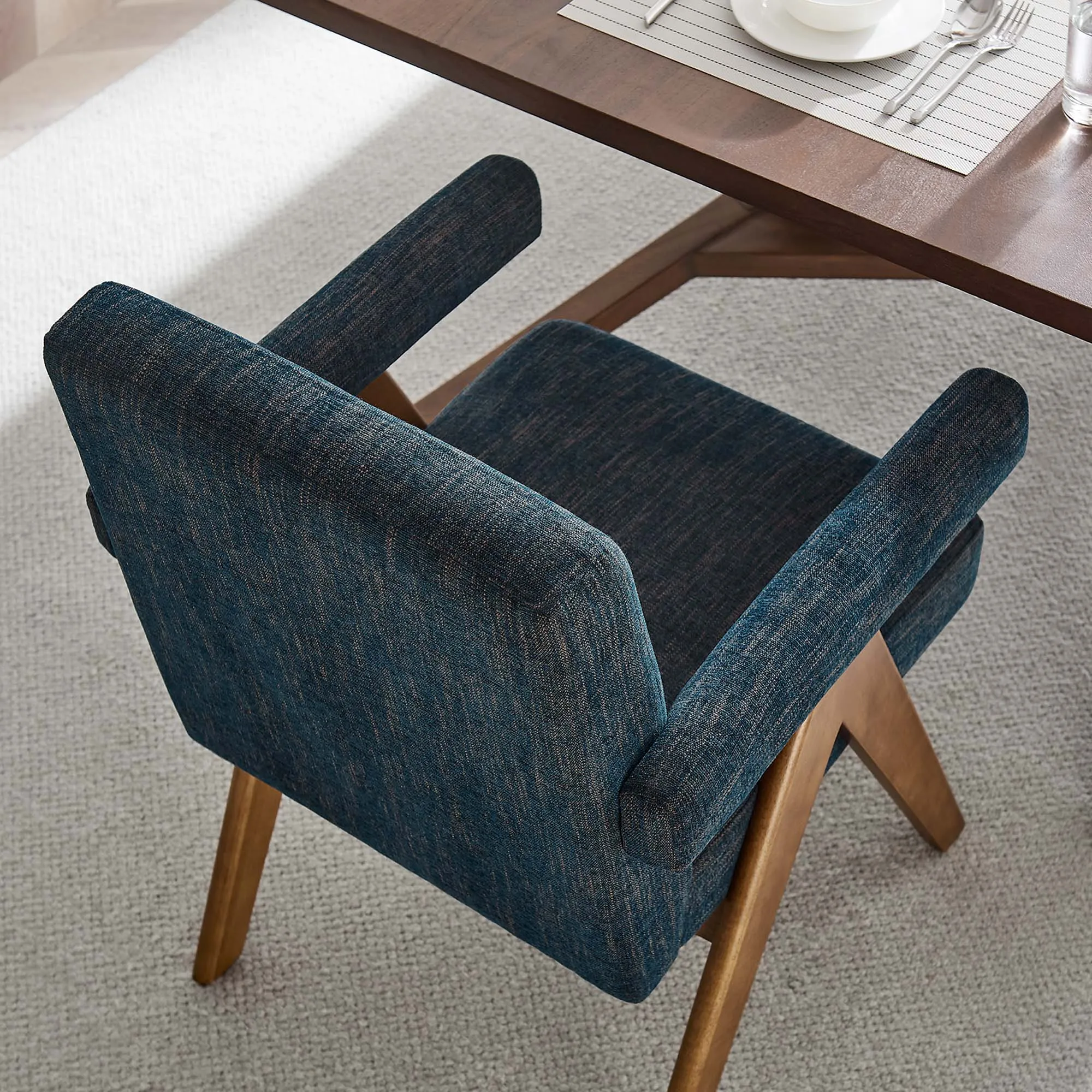 Lyra Fabric Dining Room Chair - Set of 2 by Modway