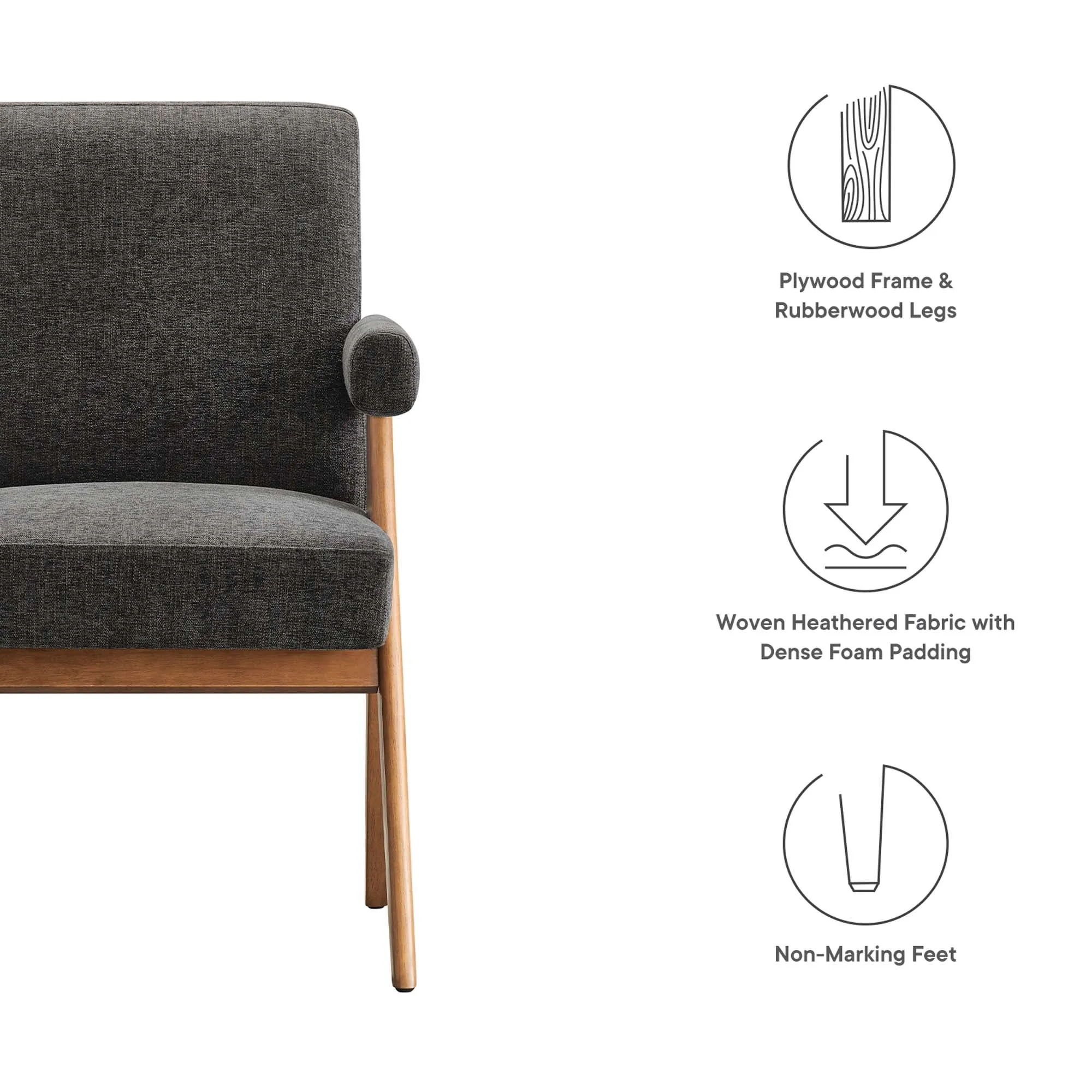 Lyra Fabric Dining Room Chair - Set of 2 by Modway
