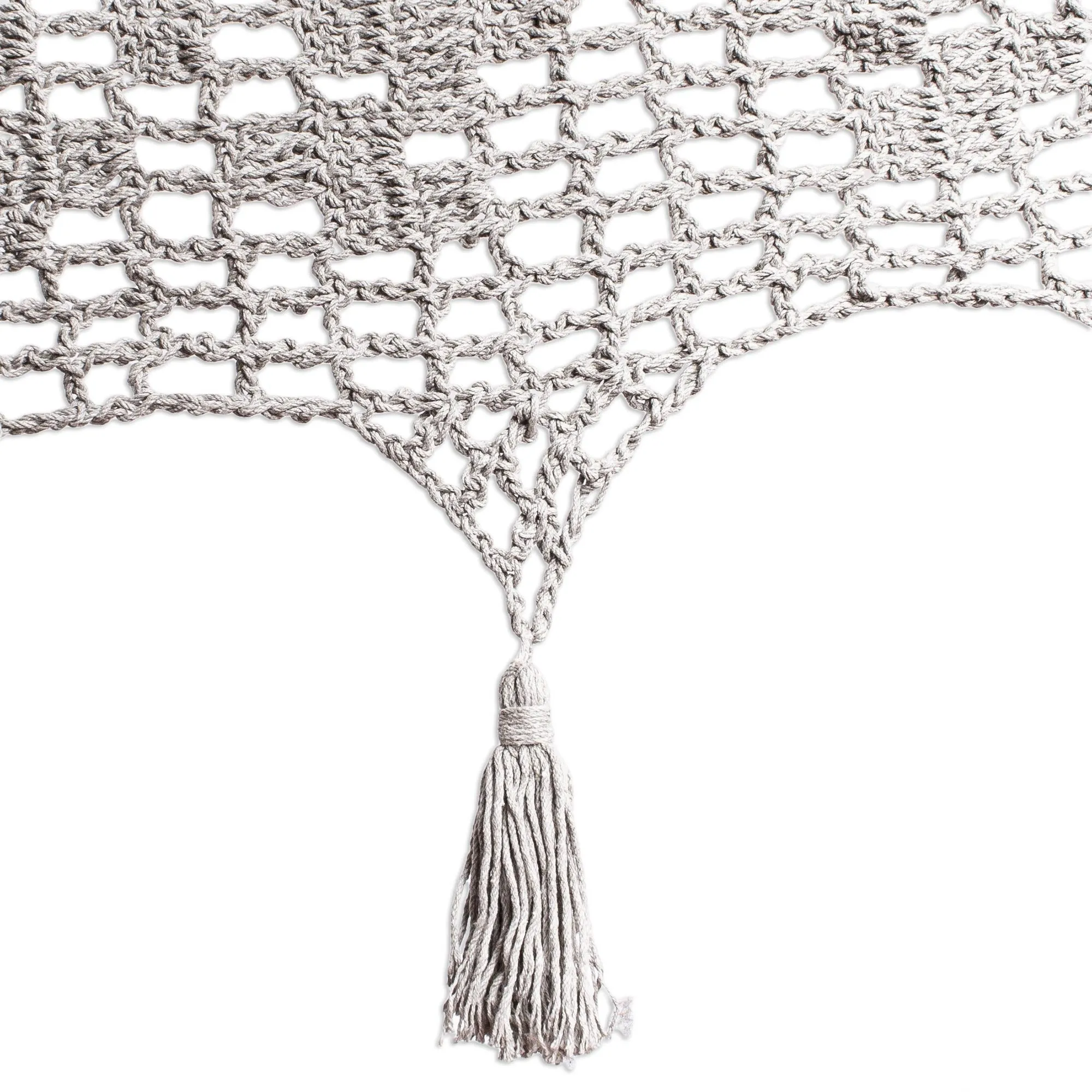 Mirage in Grey All Cotton Rope Hammock in Grey (Triple)