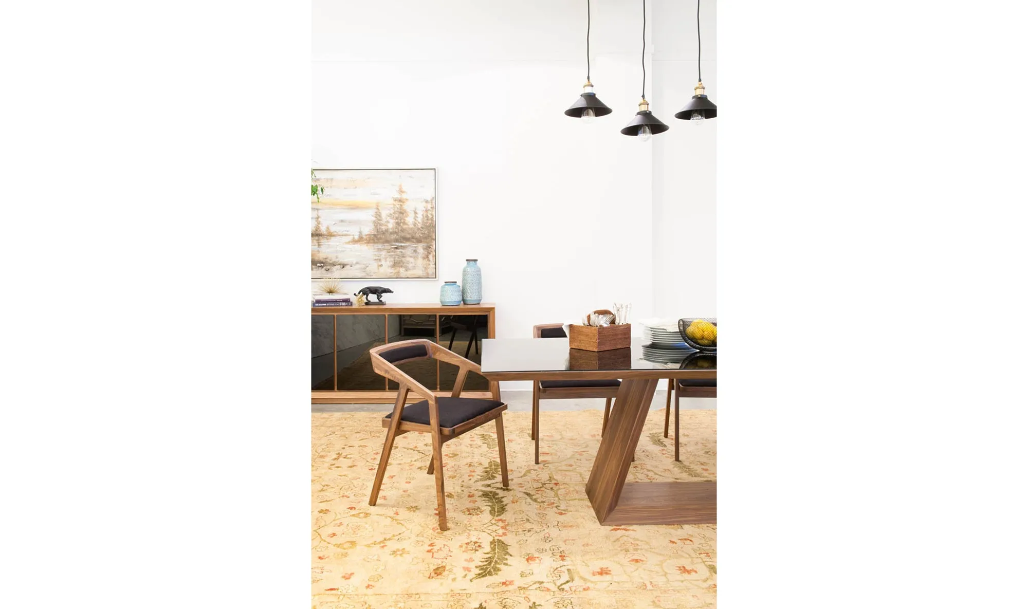 Moe's Home Padma Arm Chair Fabric - CB-1021-02