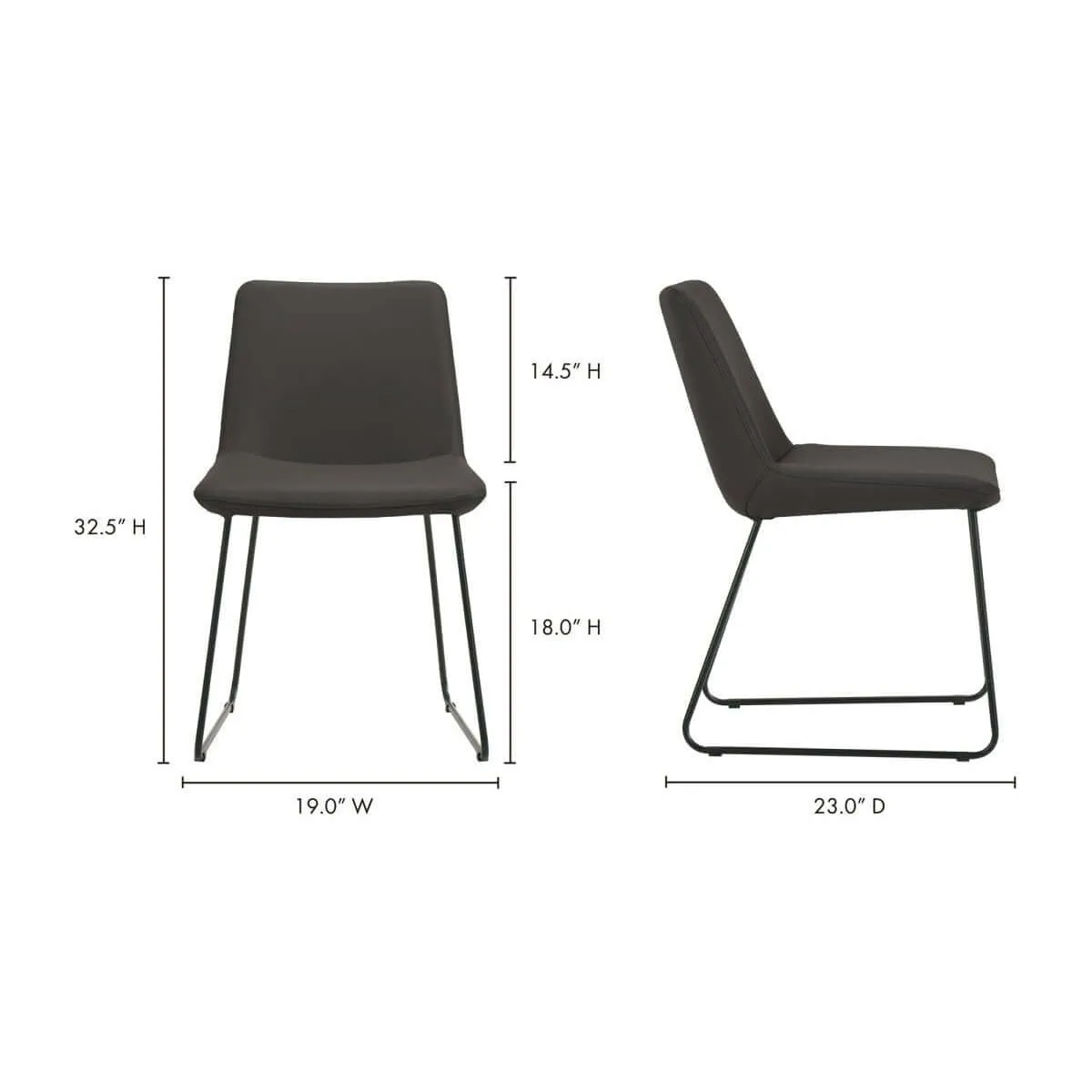 Moe's Home Villa Dining Chair - Set Of 2 - EQ-1010-21
