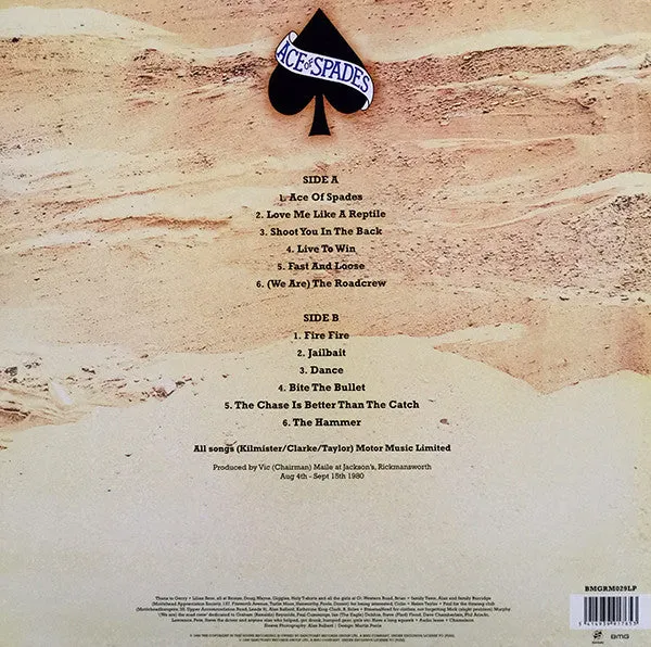 Motörhead - Ace Of Spades - Mint (M)