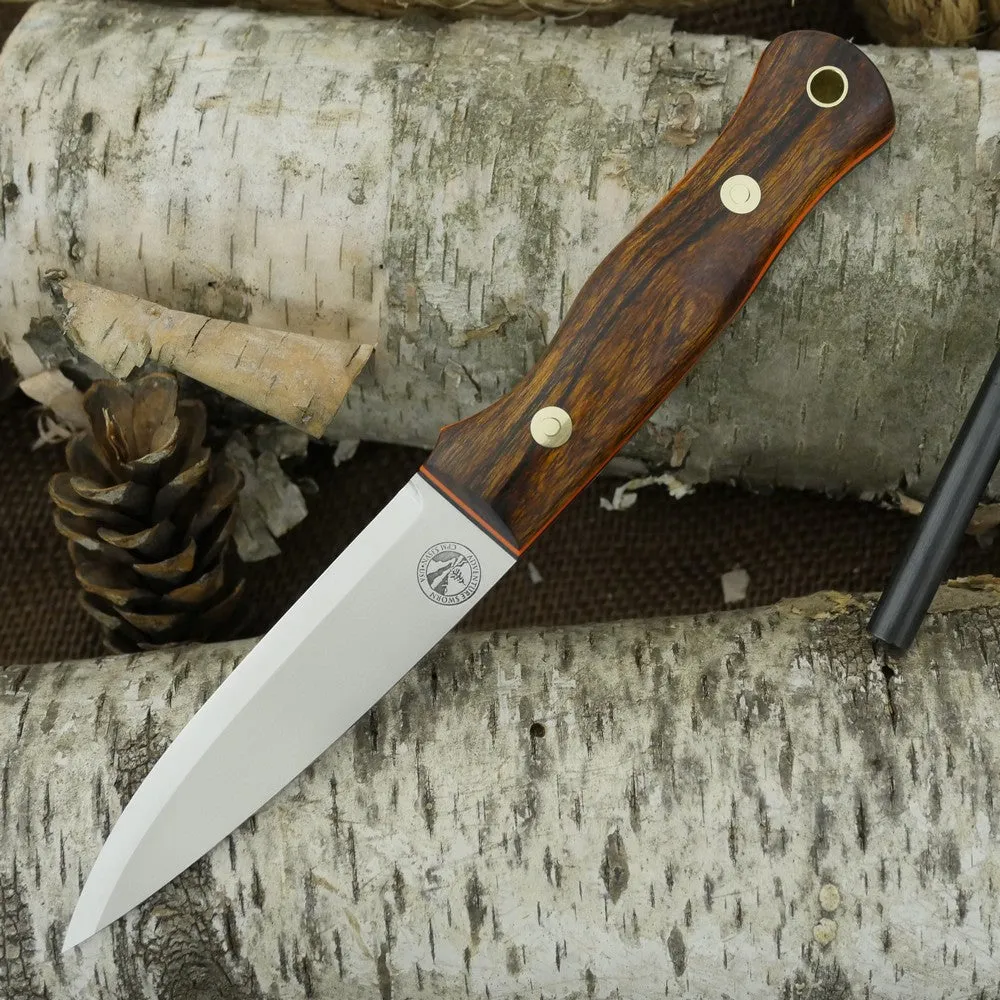 Mountaineer: Ironwood, Black & Orange G10 w/ Firesteel