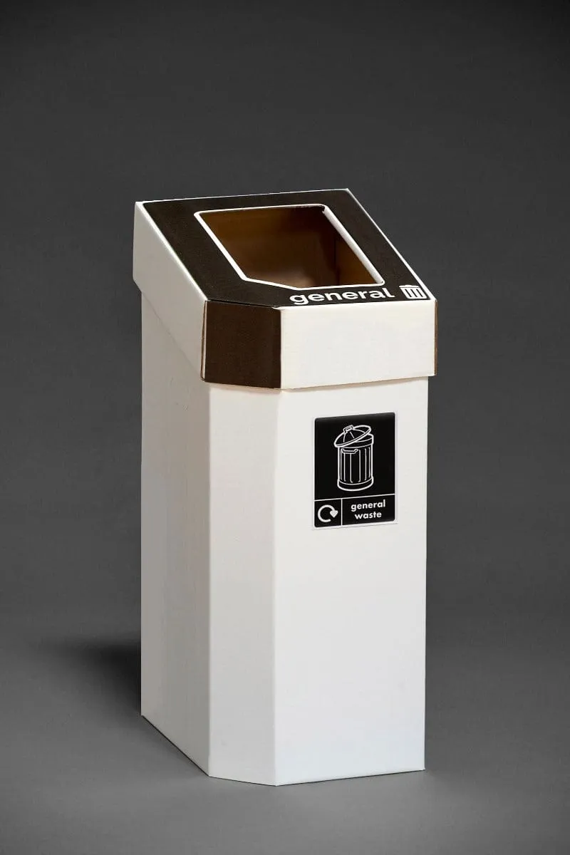 MyBin Set of 5 Cardboard Bins with Your Choice of Lids - 60 Litre