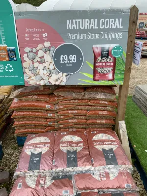 Natural Coral Stone Chippings