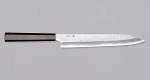 Nigara Kiritsuke-Sujihiki SG2 Tsuchime Wa Ebony 255mm (10")