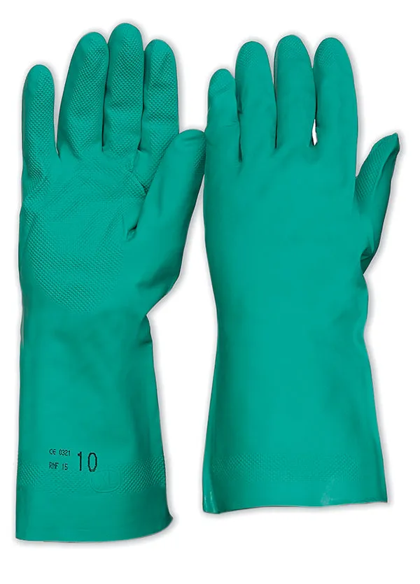 Nitrile Chemical Gloves 33cm - Premium Blend - Bulk Buy Special 12 Pairs