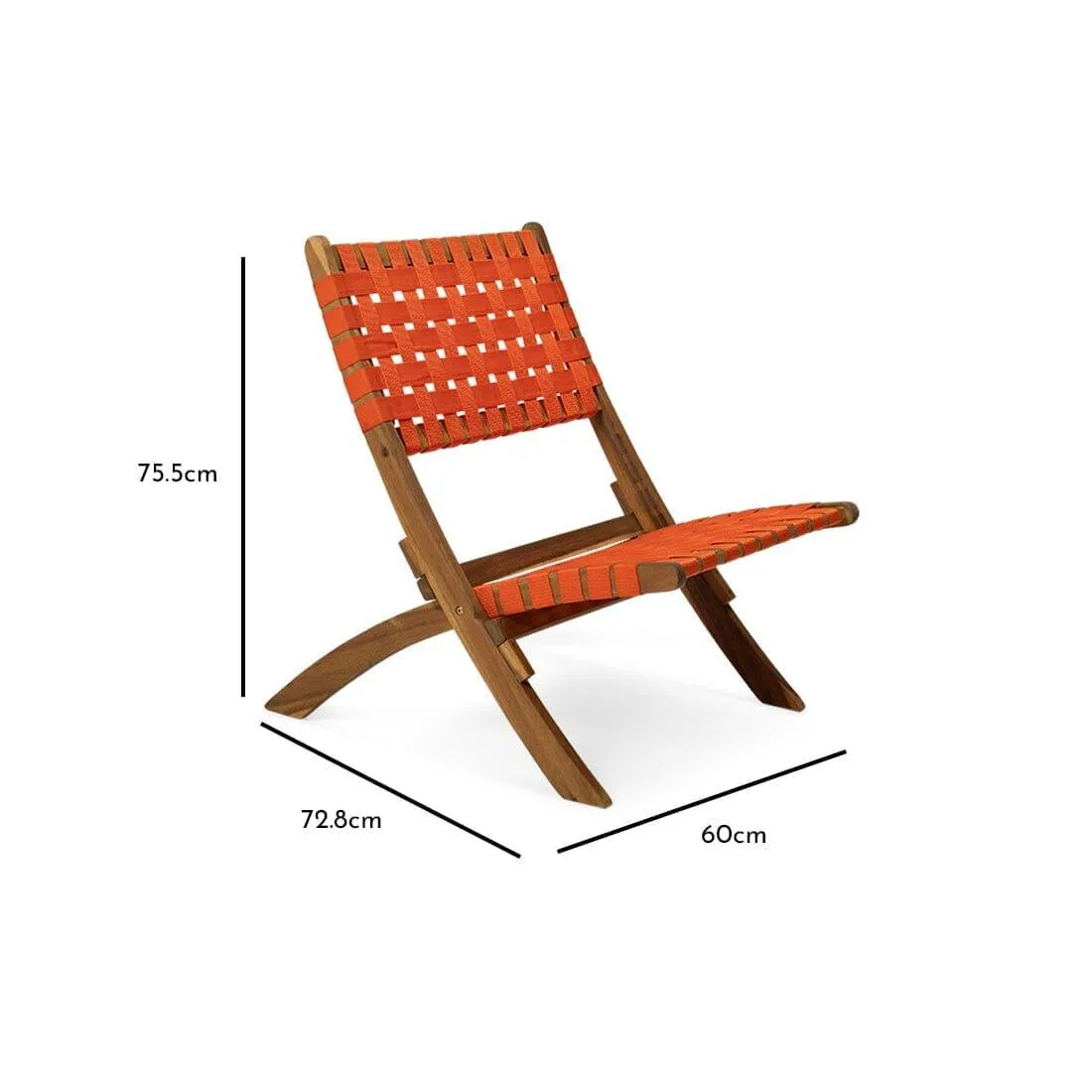 Outlet - Kai Folding Beach Chair Orange PCK2