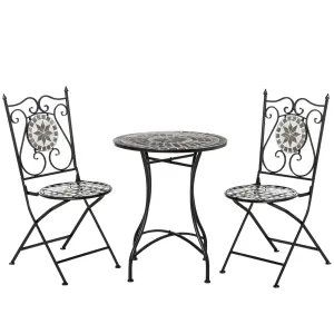 Outsunny Garden Coffee Set- Mosaic