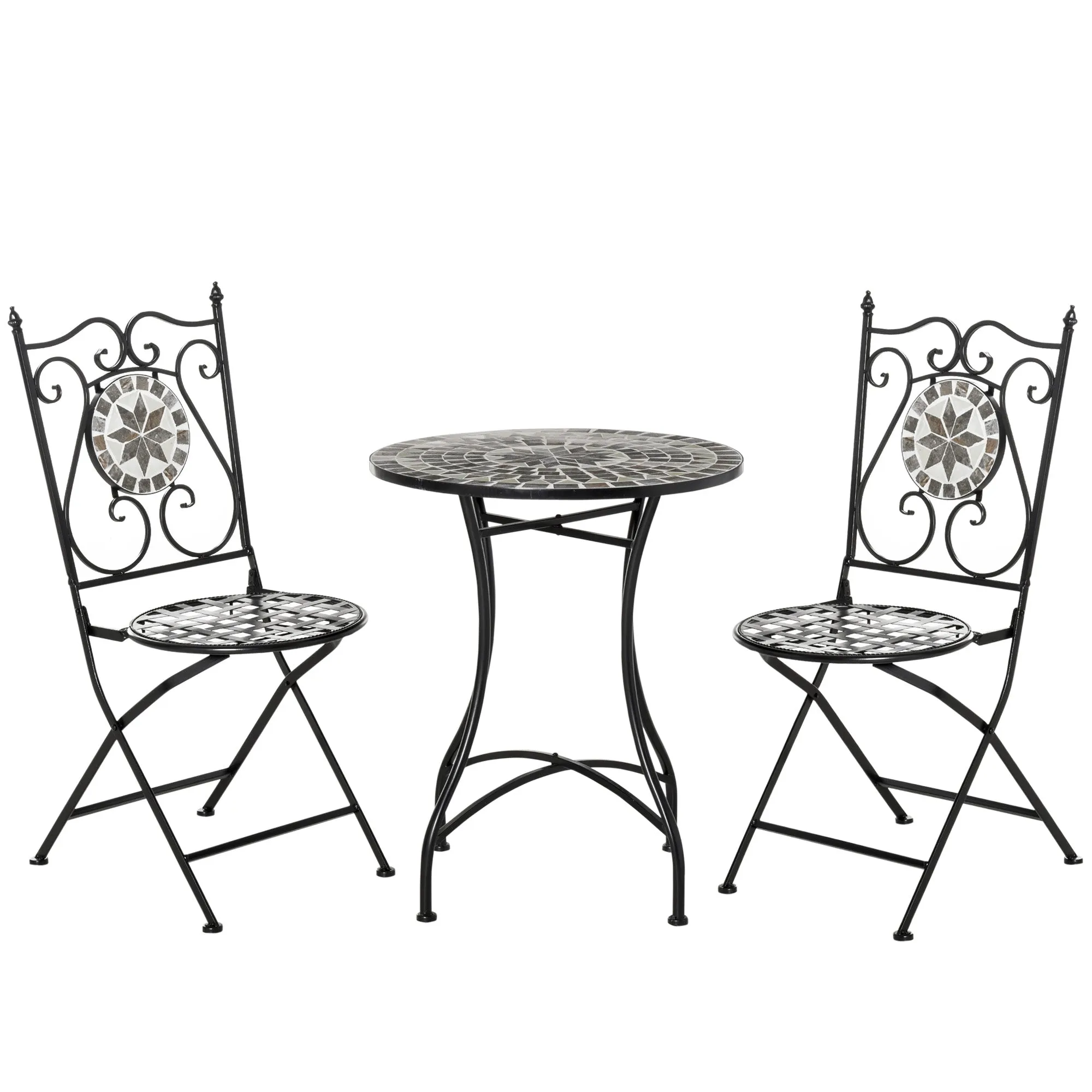 Outsunny Garden Coffee Set- Mosaic