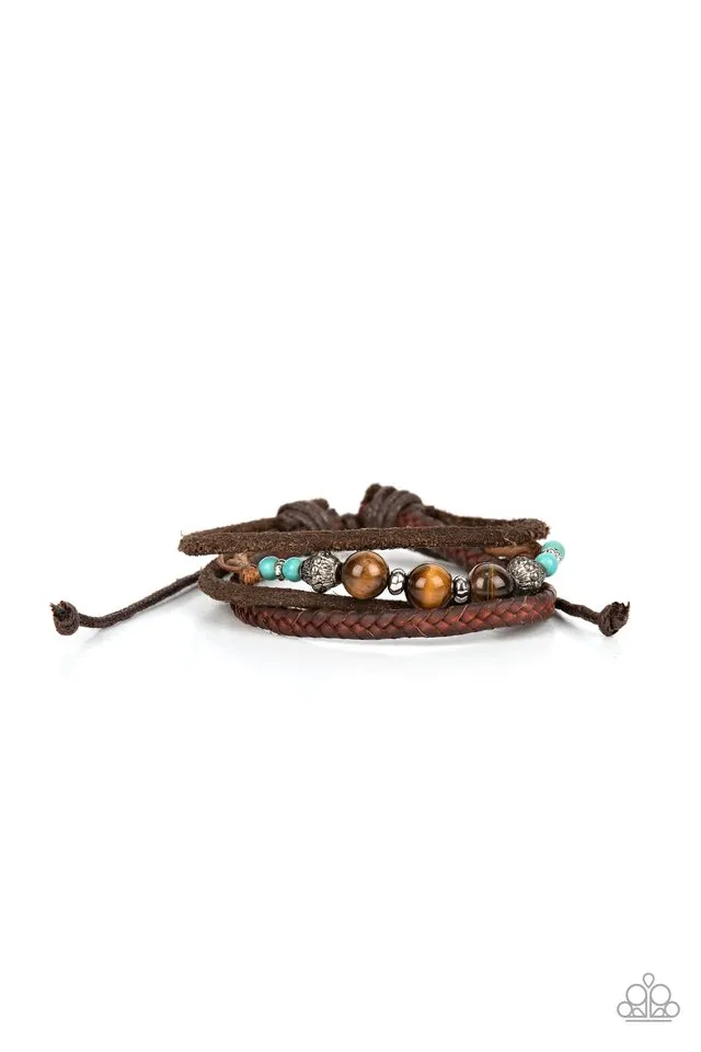 Paparazzi Bracelet ~ Tundra Tracker - Blue