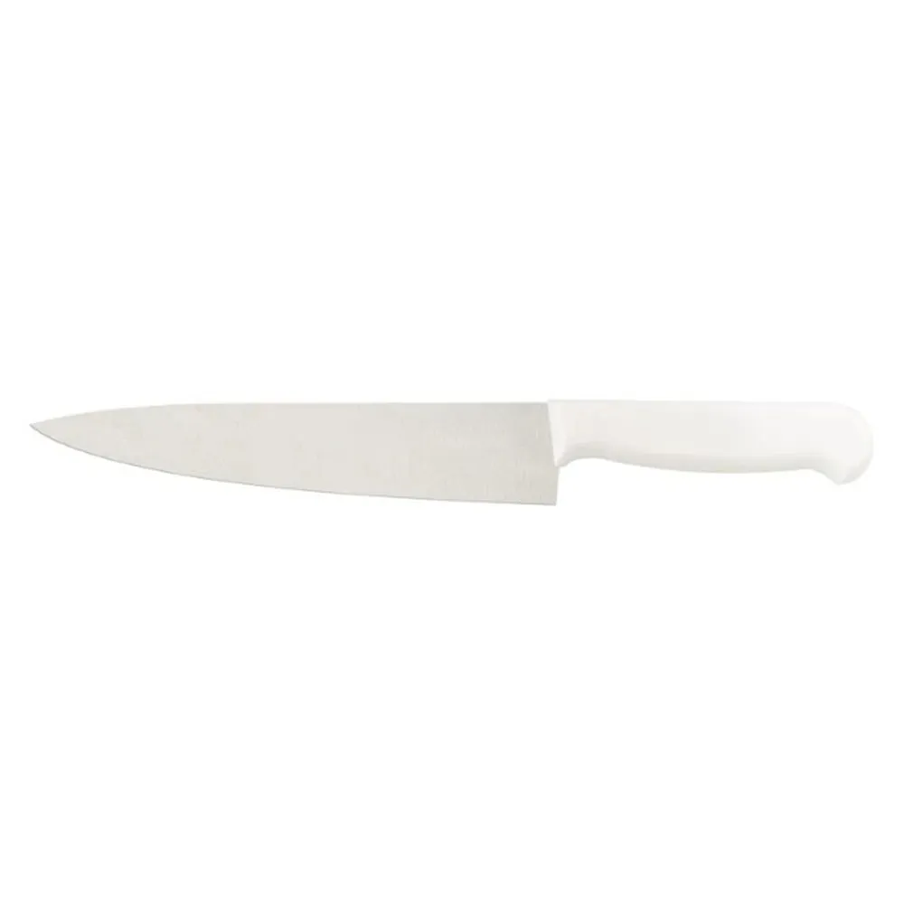 Paul Brown 10" Classic Chef Knife With Soft Touch Handle, White