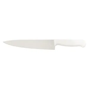 Paul Brown 10" Classic Chef Knife With Soft Touch Handle, White