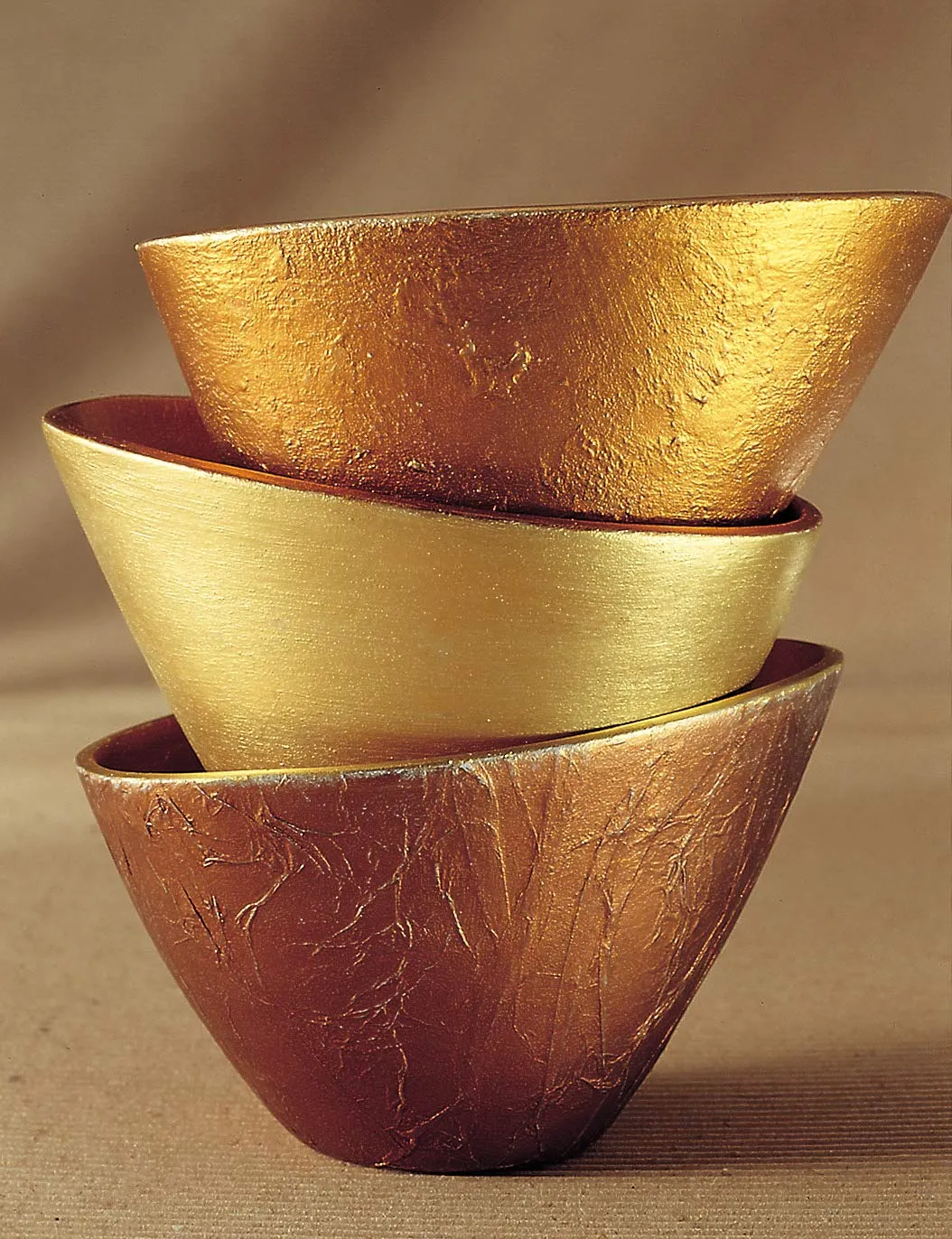 Pebeo 766549 Gedeo Mirror Effect Leaves Adhesive Sheet, Gold