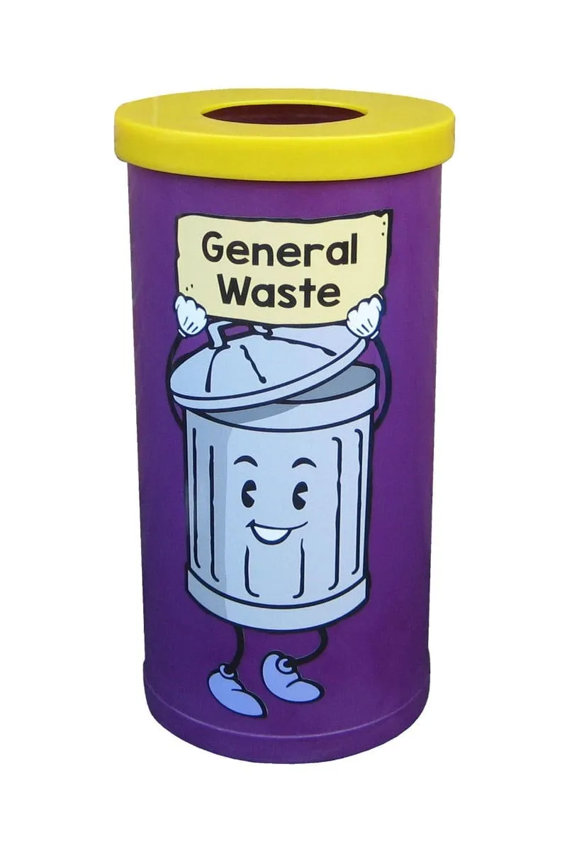 Popular Character Recycling Bins - 42 Litre