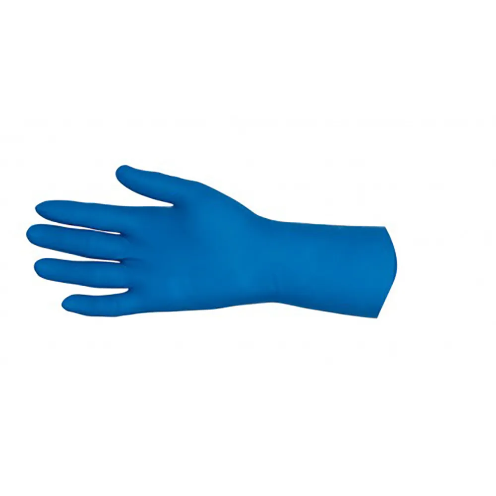 Pro-Val Securitex HR Blue Powder-Free Natural Rubber Latex Disposable Gloves